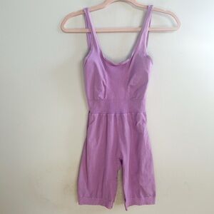 Free people movement lavender romper XS